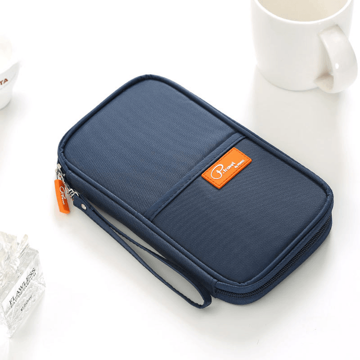 Travel Waterproof Card Bag Fashion Holder Card Pack Wallet Organizer Pocket Passport Documents Bag - MRSLM