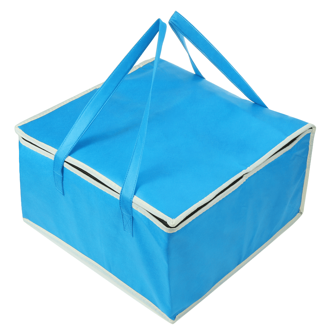 12Inch Picnic Bag Food Insulated Bag Camping BBQ Lunch Bag Portable Pizza Food Pizza Delivery Bag - MRSLM