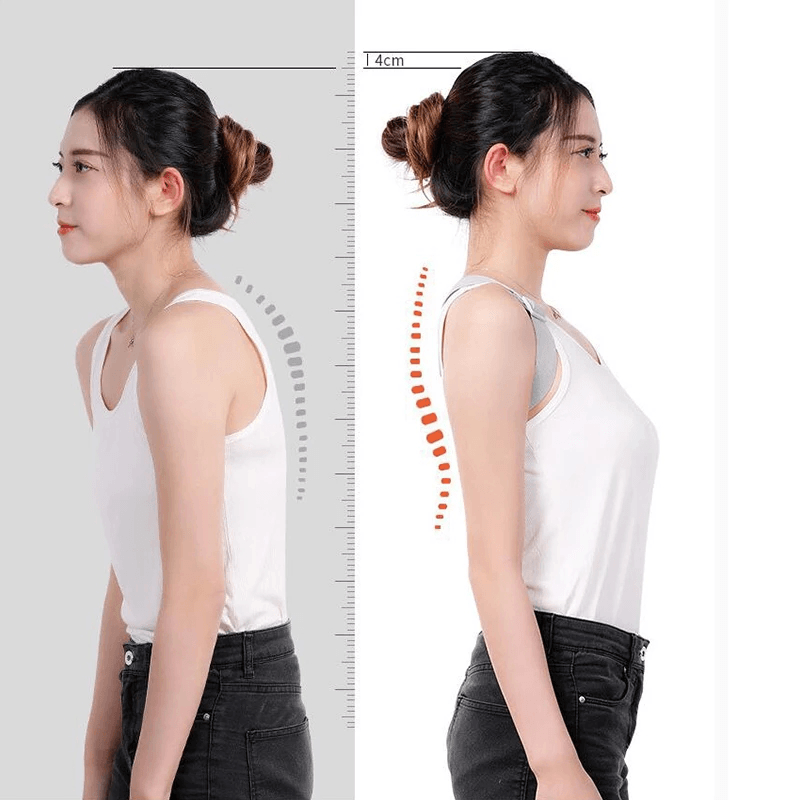 Smart Back Posture Corrector Adjustable Adult&Kids Correction Belt Anti-Hunchback Sitting Position Correction Back Support Posture Training Belt - MRSLM