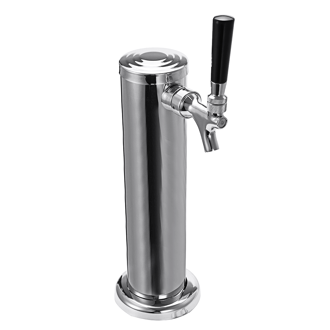 Stainless Steel Juice Brewage Draft Single Dispenser Faucet Tap Drink Tower Bar - MRSLM
