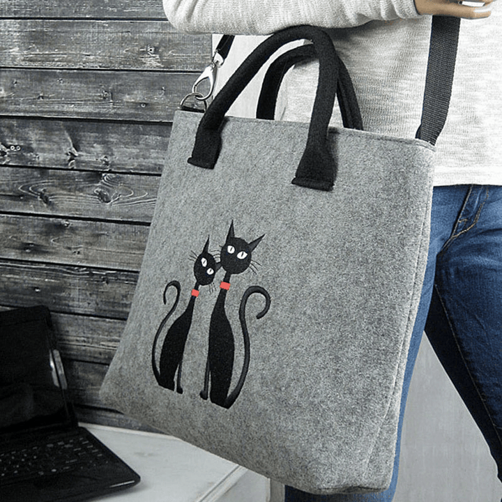 Women Fashion Crossbody Bag Cat Pattern Handbag - MRSLM