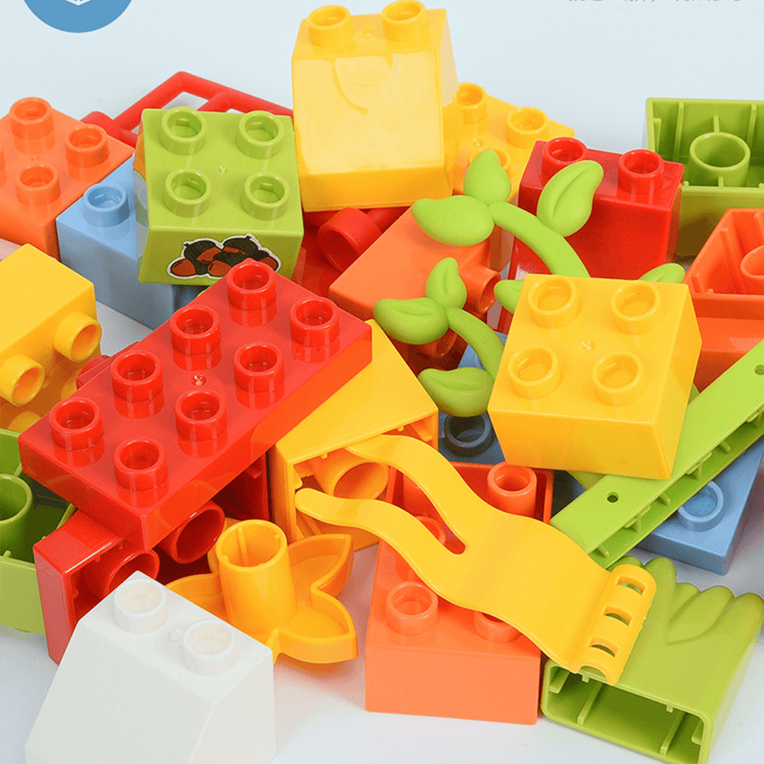 Children DIY Creative Game Building Toys Kids Bricks Blocks Educational Gift - MRSLM