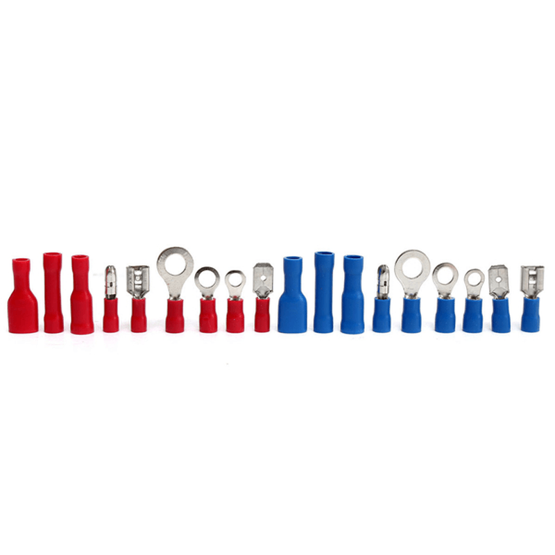 Excellway® EC09 358Pcs Insulated Electrical Wire Terminals Crimp Connector Butt Spade Kit - MRSLM