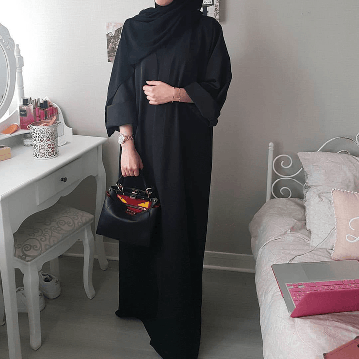 Pure Color Cardigan Xl Spot Middle East Cardigan Dubai Robe - MRSLM