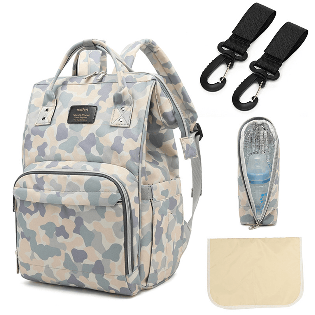 23L Mummy Backpack Waterproof Baby Nappy Diaper Bag Pack Shoulder Handbag Outdoor Travel - MRSLM