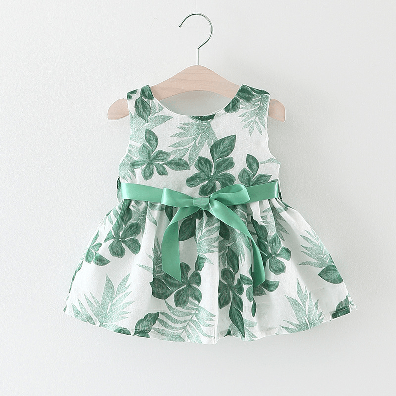 Children'S Wear, 2021 Summer New Baby Dress, Baby Girl, Chinese Wind Vest, Skirt Tide - MRSLM