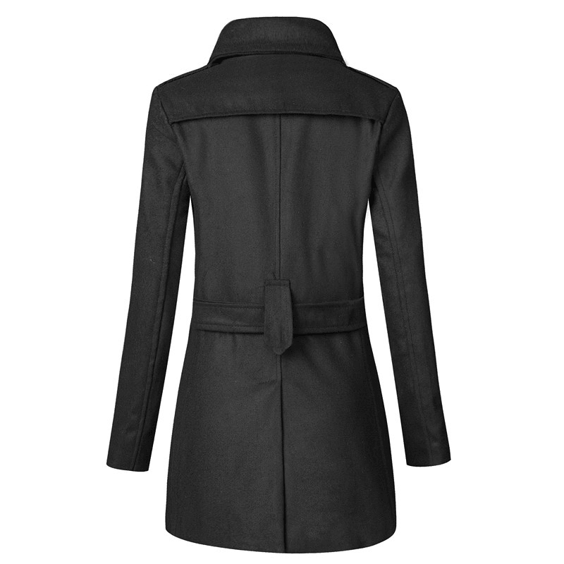 2021 Autumn and Winter Foreign Trade New Men'S Woolen Trench Coat - MRSLM