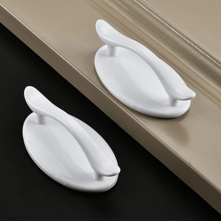 2Pcs/4Pcs Punch-Free Handle for Cabinet Window Door Drawer Push-Pull Assistant Self-Stick Pull Handle - MRSLM