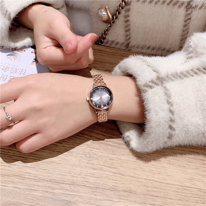 JY060 Fashion Elegant Design Luxury Crystal Alloy Strap Ladies Bracelet Wristwatches Quartz Watch - MRSLM