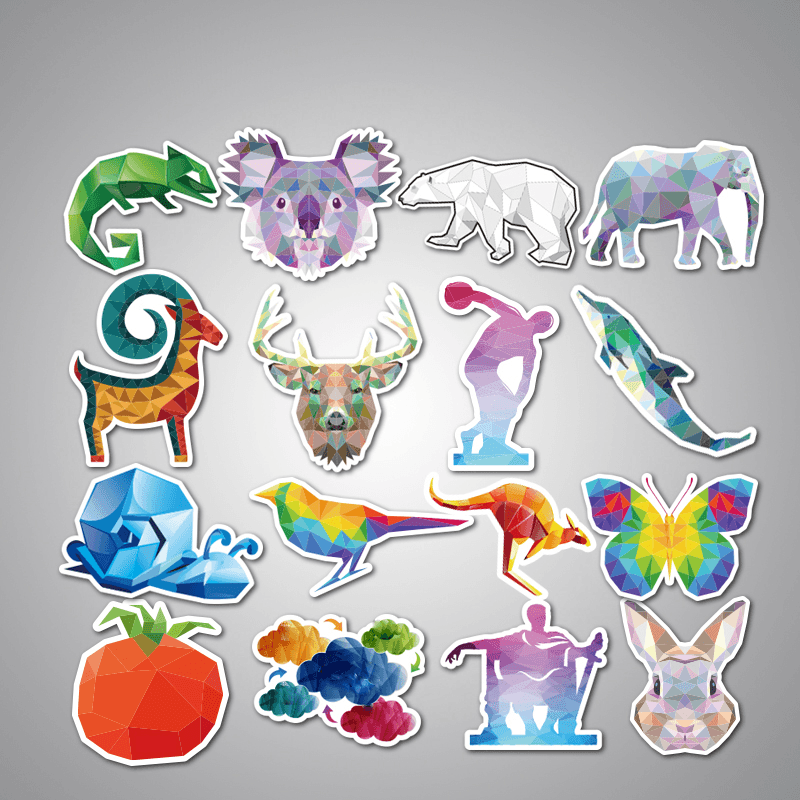 35Pcs Animal Car Stickers Mixed Funny Cartoon for Luggage Laptop Computers Bicycles Decor Motorcycle Mixed Cartoon Vinyl Decals Pvc Waterproof Sticker - MRSLM