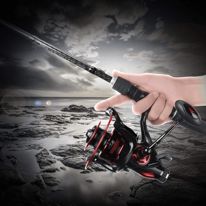 Kastking 3000/4000/5000/6000 Spinning Fishing Reel 10+1 Bearings 8/12Kg Front and Rear Drag System 5.1:1 Gear Ratio Fishing Coil - MRSLM