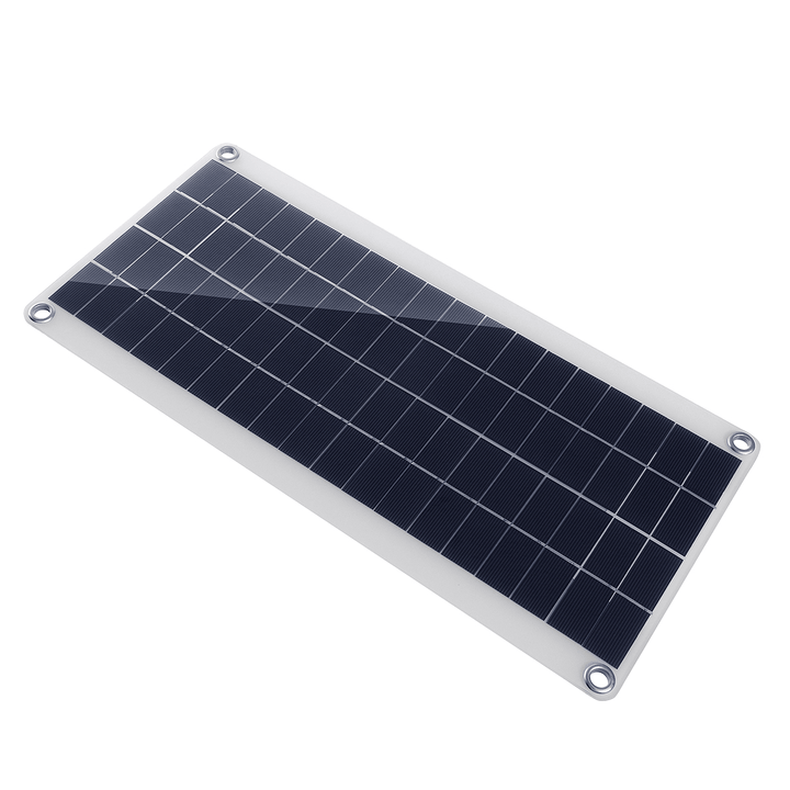20W Portable Solar Panel Kit DC USB Charging Double USB Port Suction Cups Camping Traveling - MRSLM