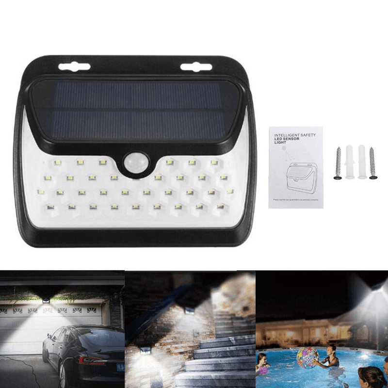 42 Led Outdoor Waterproof Lantern Solar Sensor Energy Saving Garden LED Light for Corridor Driveway - MRSLM