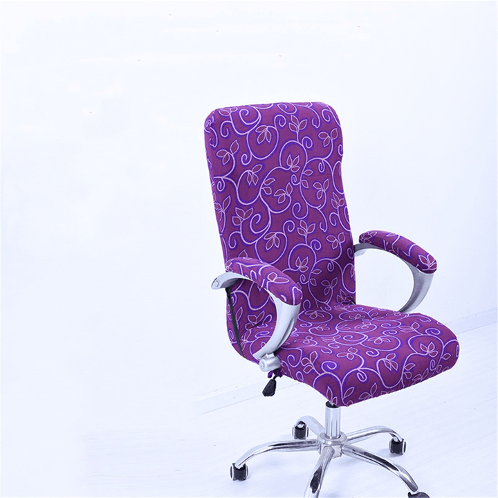 Spandex Office Computer Chair Covers Stretchable Rotate Swivel Chair Seat for Office Home - MRSLM