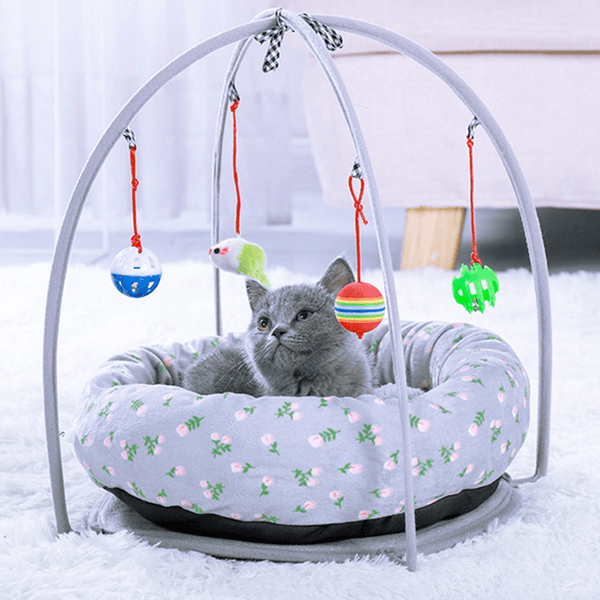 Dog Nests Cat Bed Removable Cat'S House Kennel Four Seasons Universal Multi-Functional Toy Cave Pet Cushion Mats Cat Mattress - MRSLM