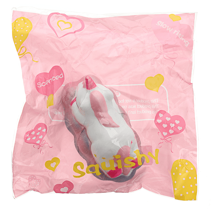 Sleepy Unicorn Squishy 6*6*11.5 CM Slow Rising Soft Collection Gift Decor Toy Original Packaging - MRSLM