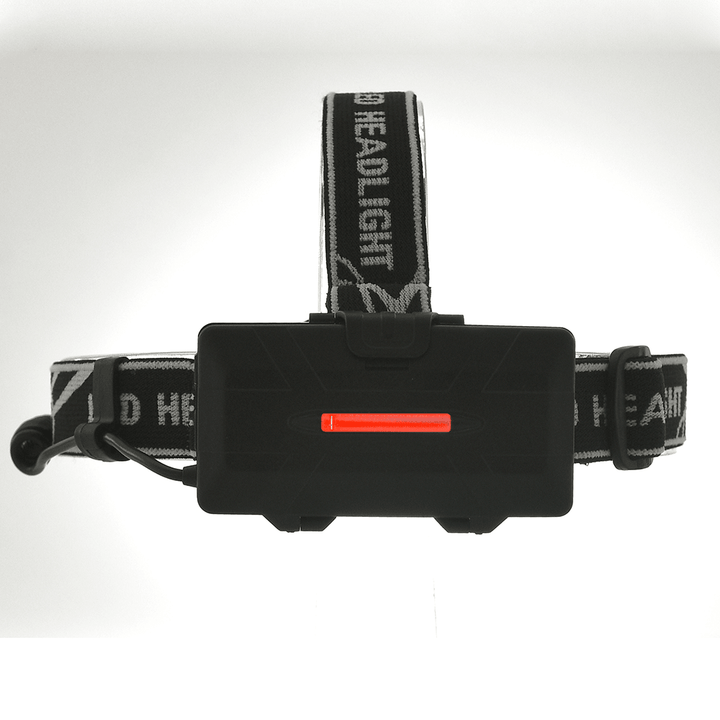 XANES 2504B 1900LM 6LED Smart Sensor Cycling Headlight 5 Switch Modes 4Xt6+2Xcob LED Red Warning Light - MRSLM