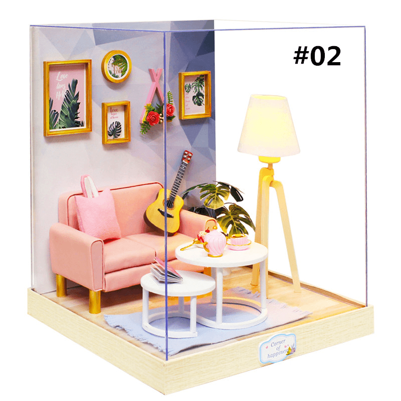 Cuteroom BT Corner of Happiness Series DIY Cabin Doll House Gift Collection Decoration - MRSLM
