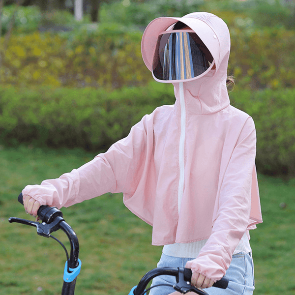 Cycling Protective Clothing Sun Shawl Clothing UV Protection Hat - MRSLM