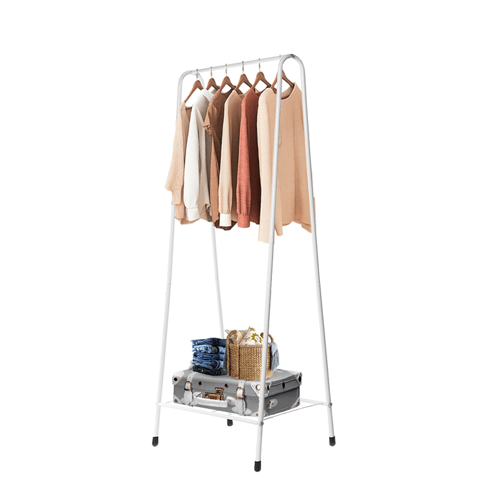 Multi-Function Triangle Coat Rack Bedroom Hanging Clothes Storage Rack Floor Standing Clothes Home Bedroom Furniture - MRSLM