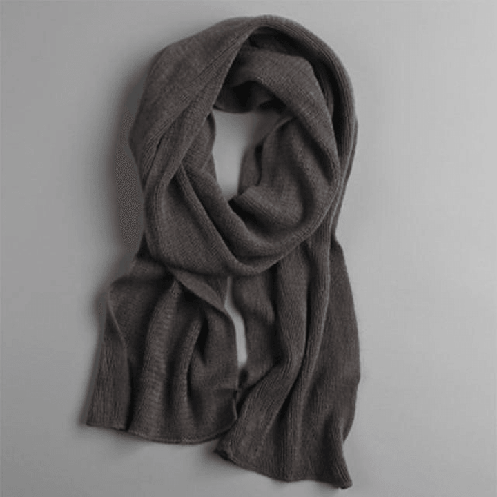 Fashionable Ladies Pure Color Warm Cashmere Scarf - MRSLM