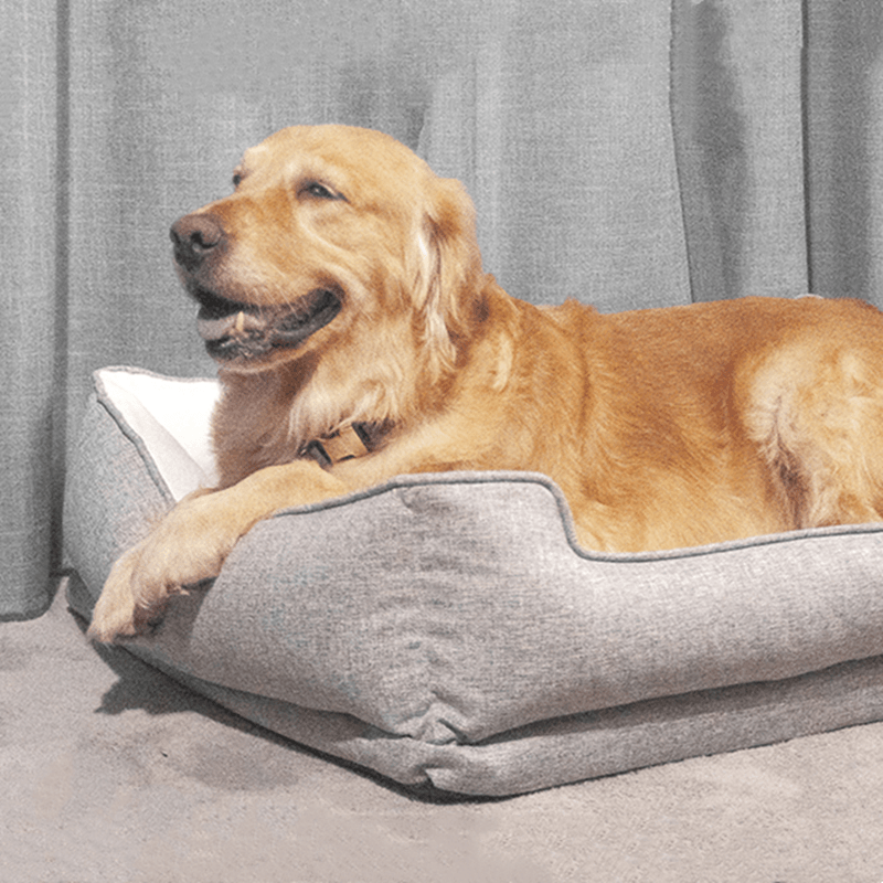 POPOCOLA CW-GW-01 Dog Bed Natural Latex Removable and Washable Pet Kennel for Cat Dog - MRSLM