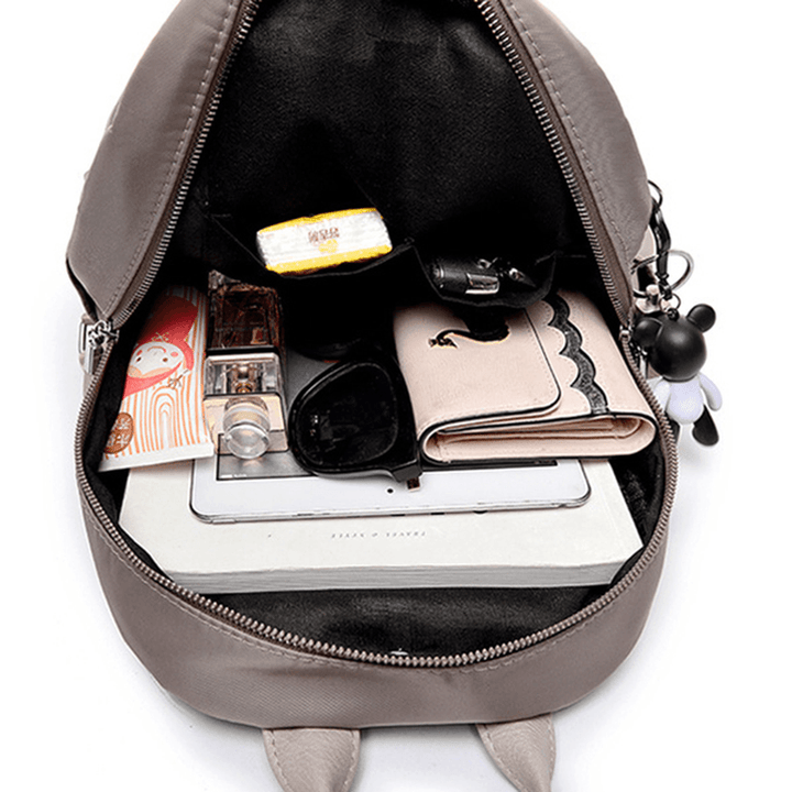 Women Casual Large Capacity Oxford Waterproof Backpack Multi-Function Shoulder Bag - MRSLM