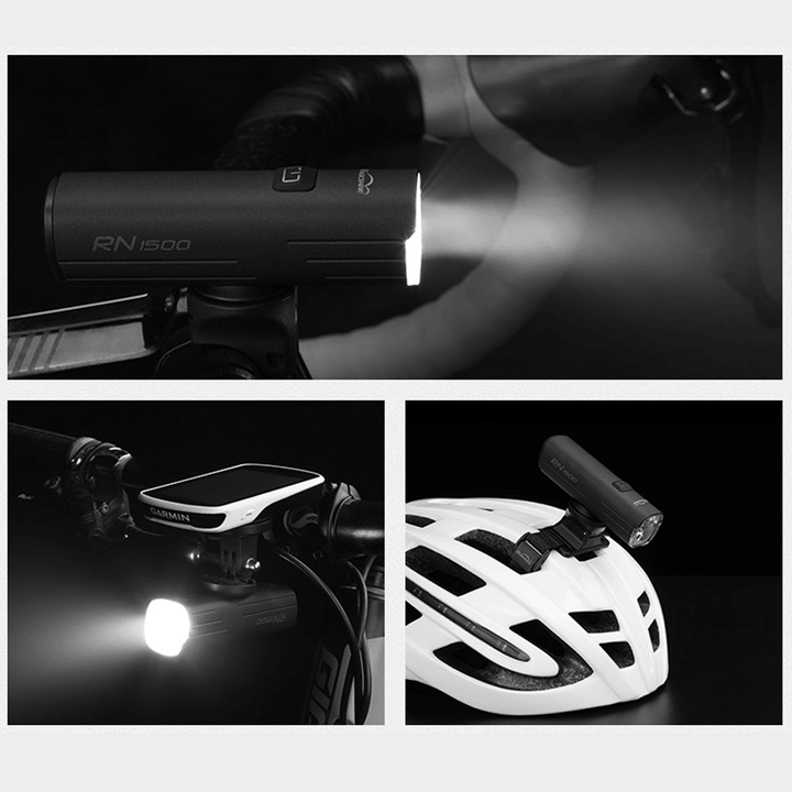 Magicshine RN1500 Bike Headlight 1500LM 6 Modes USB Type-C Rechargeable Waterproof Work Lamp Flashlight Power Bank Outdoor Cycling - MRSLM