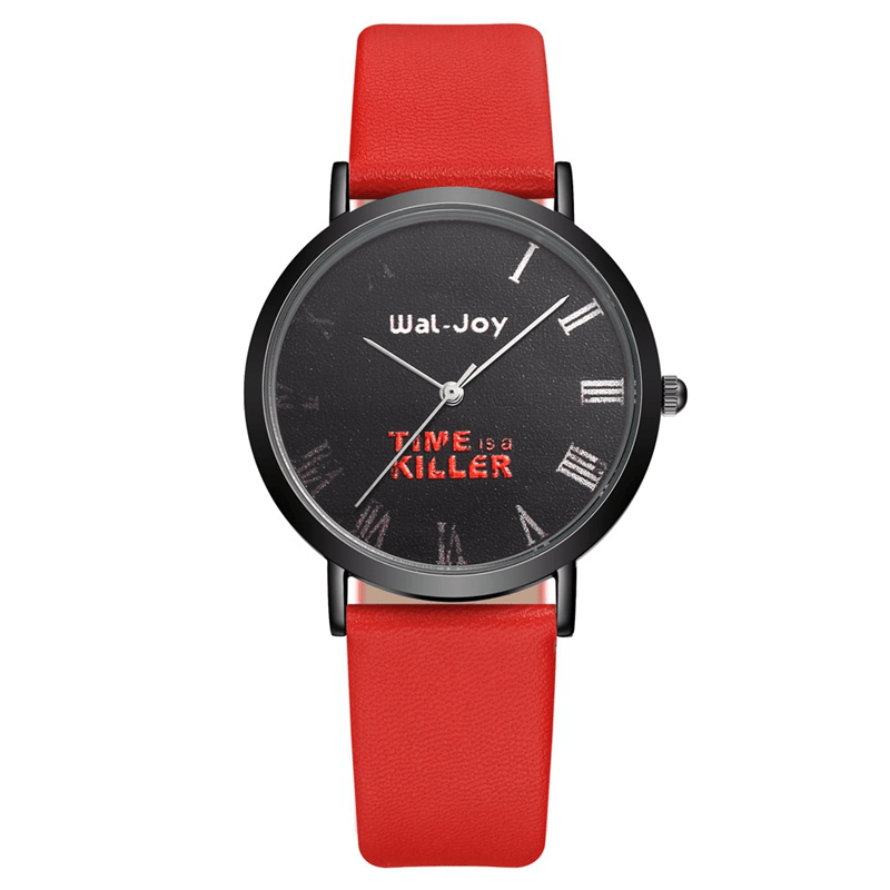 Simple Fashion Roman Number Student Watch Unisex Quartz Wrist Watch - MRSLM