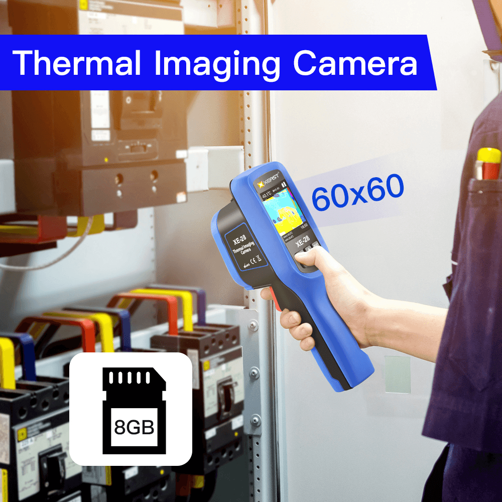 XEAST XE-27 XE-28 Ultra-Cool and Ultra-Clear Color 2.5-Inch LCD Display Thermal Imager 60*60 Resolution Infrared Thermometer - MRSLM