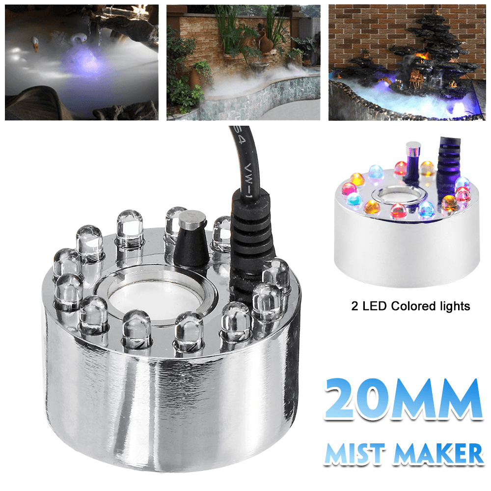 20Mm Ultrasonic Humidifier Mist Maker Fogger Water Fountain Pond Atomizer Head - MRSLM