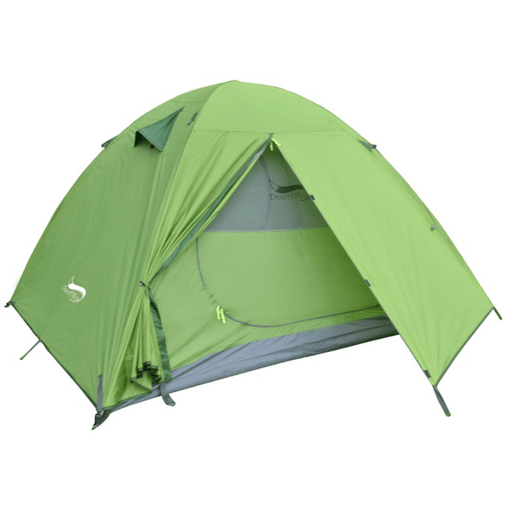 2 People Large Camping Tent Lightweight Double Layer Waterproof Anti-Uv Sun Canopy Camping Hiking Fishing Family Shelters - MRSLM