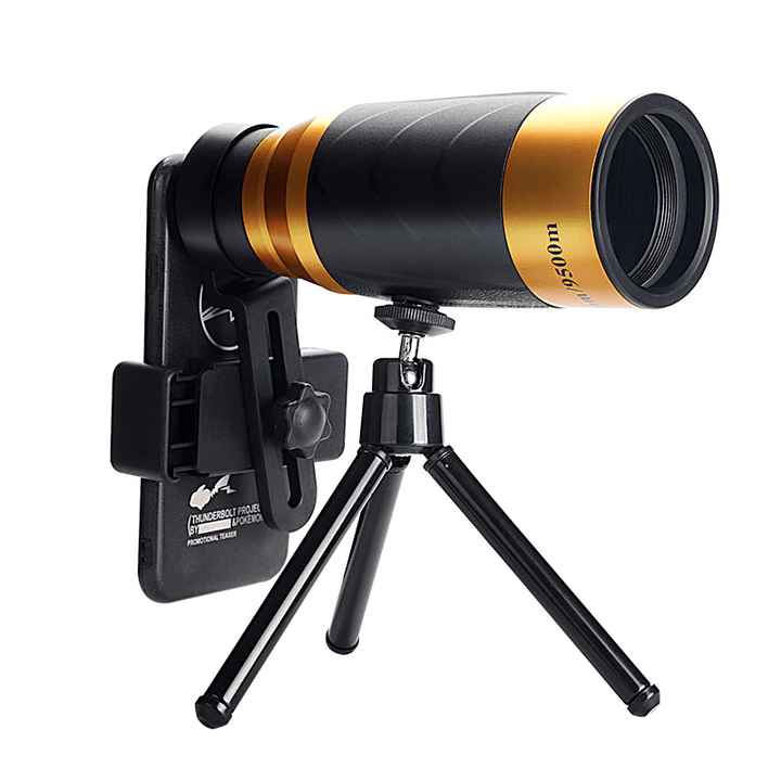 MOGE 45X60 HD Monocular Telescope Mini Scope Viewing Telescope for Travel Hunting Camping Hiking - MRSLM