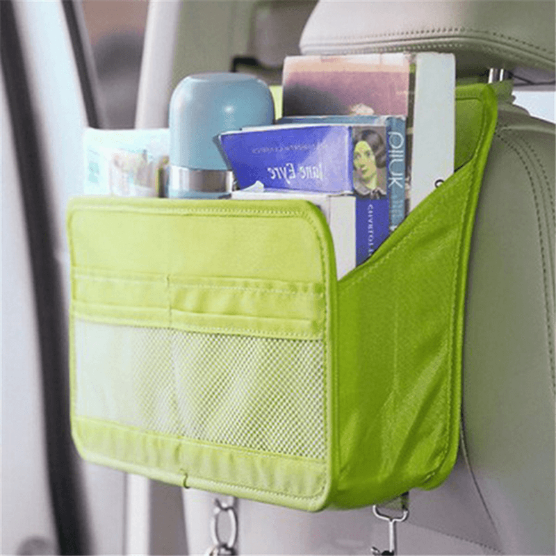 8 Colors Back Seat Organizer Oxford Fabric Hanging Storage Bag Seat Cover Protector - MRSLM