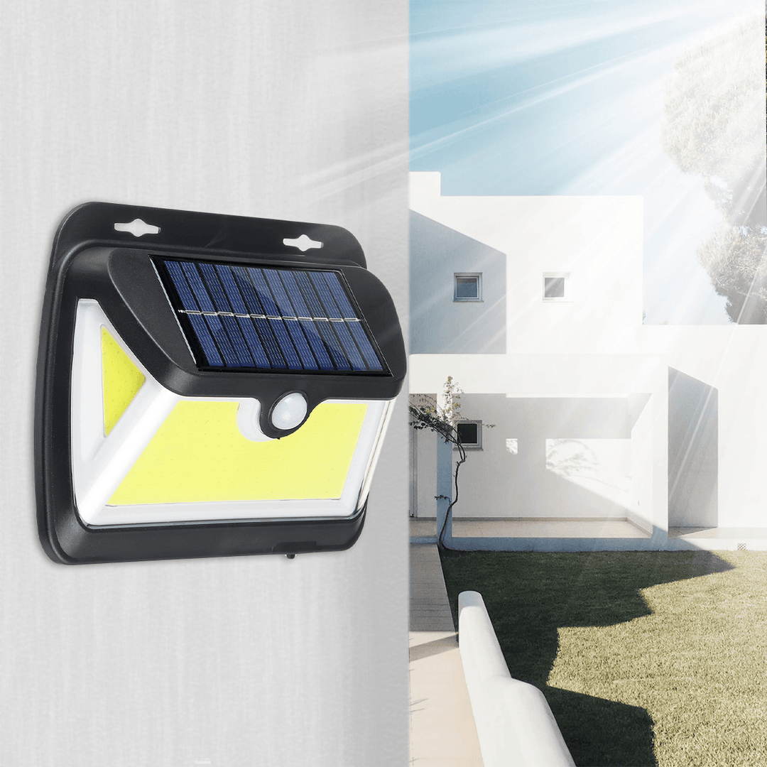 163 COB LED Solar Light Motion Sensor PIR Light Waterproof Safety Outdoor Garden Household Accessories - MRSLM