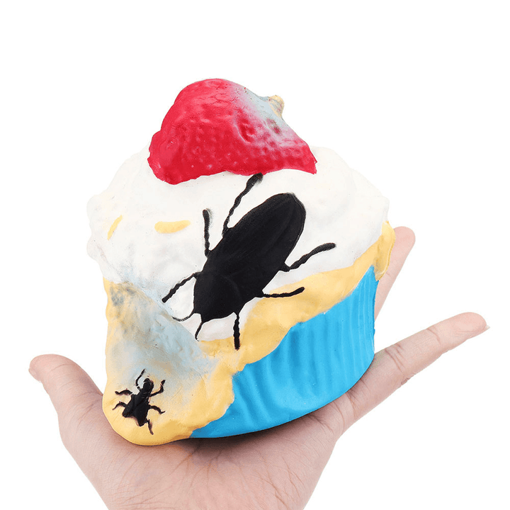 Cake Squishy Disgusting Big Dessert 13CM Tricky Funny Jumbo Toys Gift Collection with Packaging - MRSLM