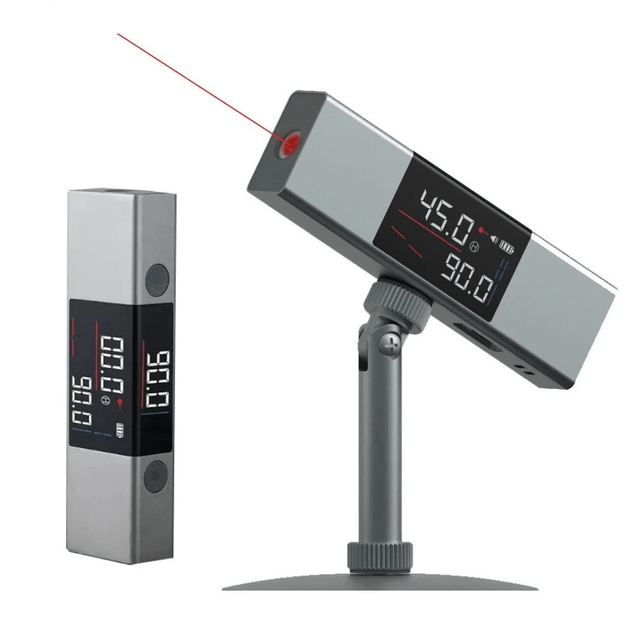 Atuman DUKA LI1 2 in 1 Dual Laser Protractor Digital Level Ruler Rechargeable 360° Arbitrary Angle Cast Line Measurement - MRSLM