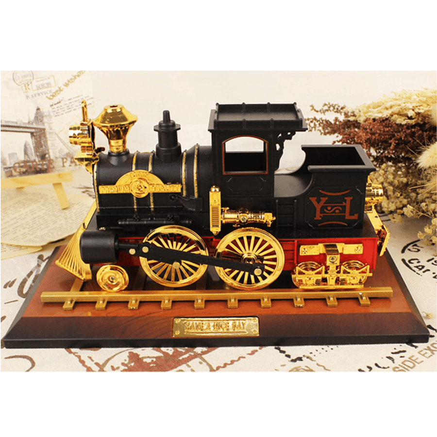 Vintage Classic Train Mechanical Music Box Home Decoration Christmas Valentine'S - MRSLM