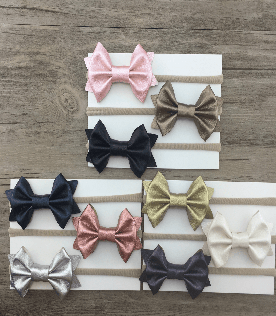 Nylon Rope Solid Color Bow Baby Hair Ring - MRSLM