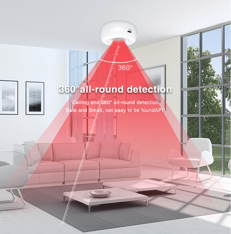 Smart Wifi PIR Motion Sensor Wireless Infrared Detector Security Burglar Alarm Sensor Smart Life for Home Safety - MRSLM