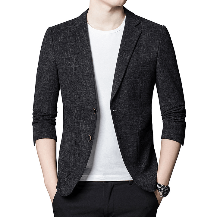 New Korean Elastic Men''S Casual Suit Men''S Slim Fashion Suit Top - MRSLM