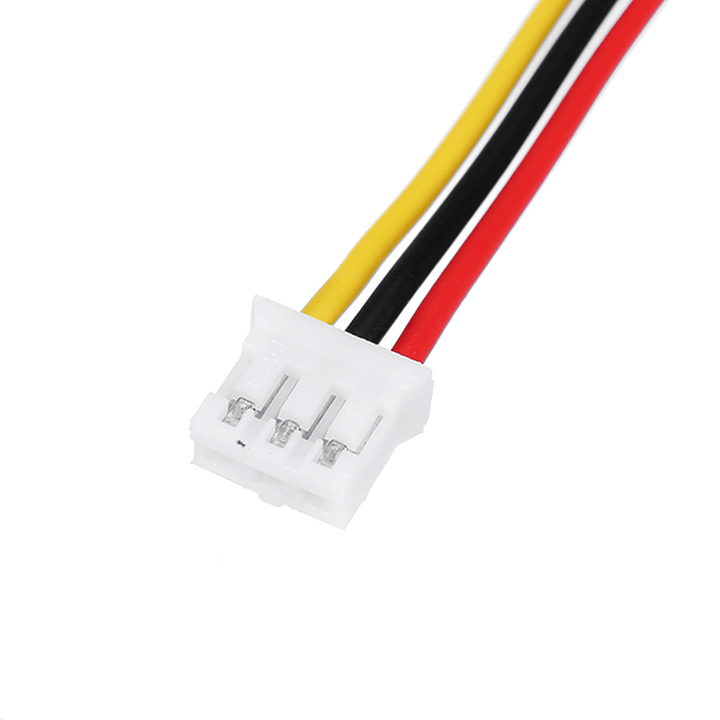 Excellway® 20Pcs 24AWG PH2.0 3Pin Terminals Wire Electronic Line Single Head - MRSLM