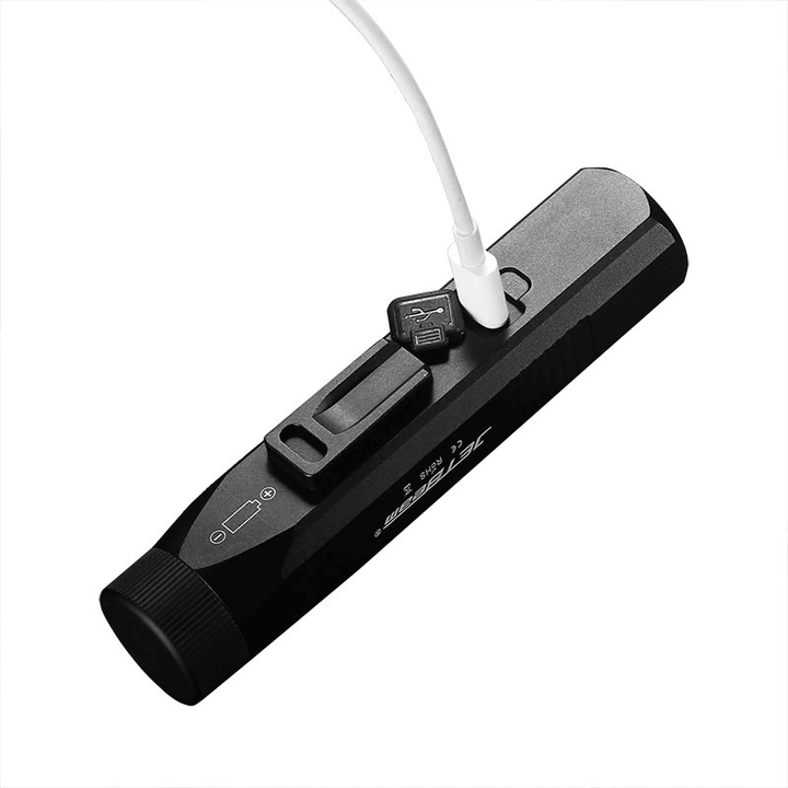 Jetbeam BR10GT 1380Lm LED Flashlight 6 Modes USB Rechargeable Bike Light Mini Portable Pocket Torch - MRSLM