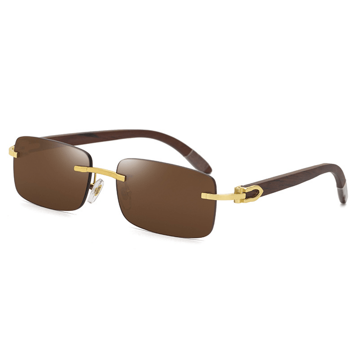 Fashion Sunglasses Men'S Small Frame Original Wood - MRSLM