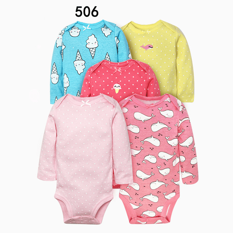 Baby Bag Fart Clothes Triangle Romper Five-Piece - MRSLM