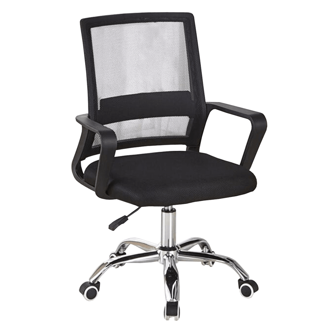 Office Mesh Chair Ergonomic Swivel Mid-Back Computer Desk Seat Metal Base Adjustable Lifting Chair Home Office Furniture - MRSLM