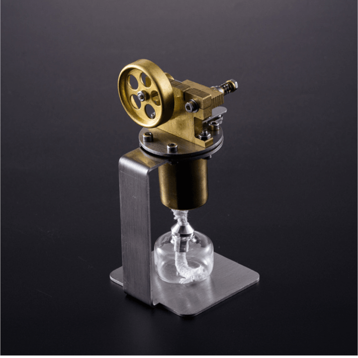 Mini Copper Boiler Small Sterling Steam Engine Model Alcohol Lamp Heating Suitable Toy - MRSLM
