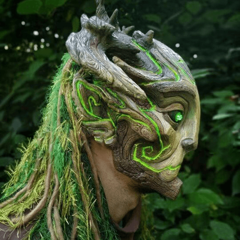 Forest Elf Latex Mask Makeup Ball Halloween Mask - MRSLM