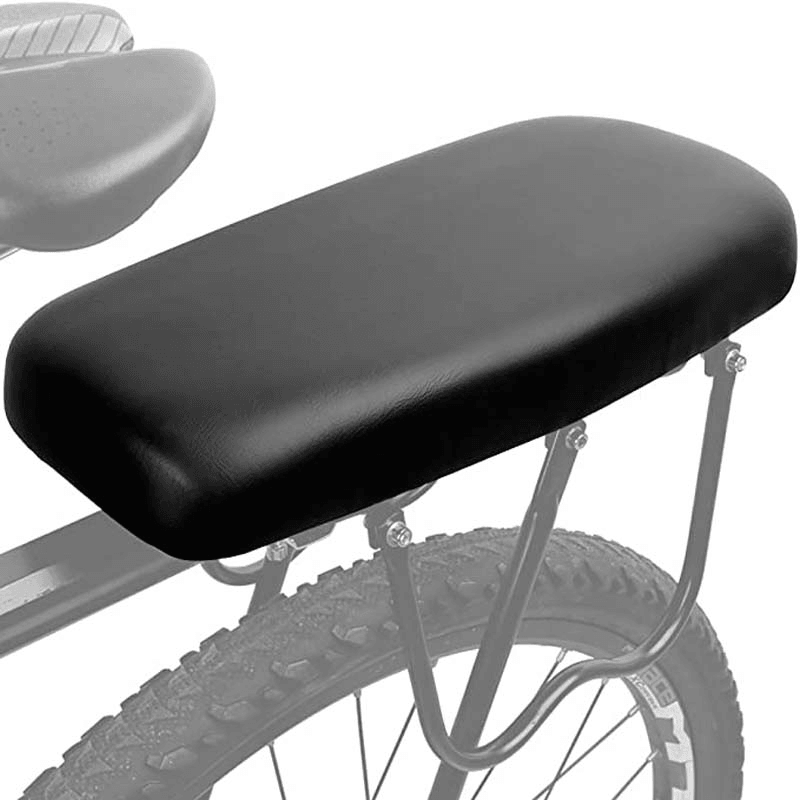 BIKIGHT Bicycle Manned Cushion Mountain Bike Back Shelf Seat Thickening Cushion Comfortable Saddle Outdoor Riding Back Seat - MRSLM