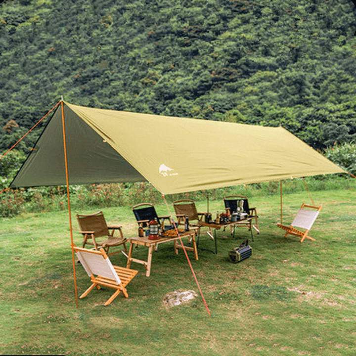 3F 210T Outdoor Garden Sunshade Canopy with Aluminum Rod - MRSLM